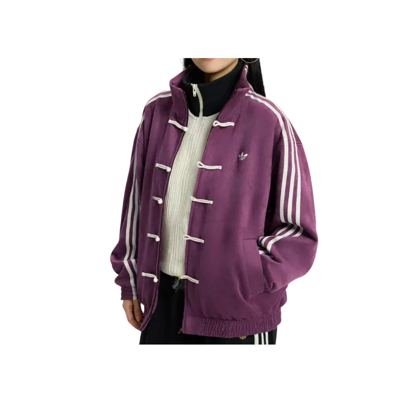 adidas CTT Chinese Track Top 3.1 Unisex Jacke (Asiatische Größe), lila